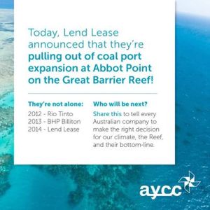 Lend Lease Pulls out