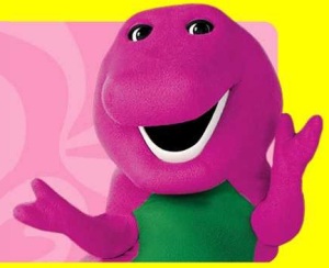 Is it just me or is Barney kinda creepy?