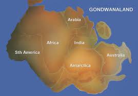 gondwanaland map 200 million years ago