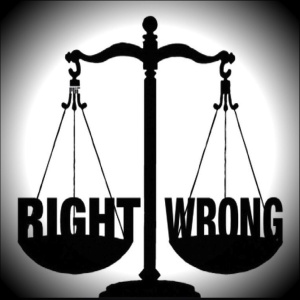 right and wrong